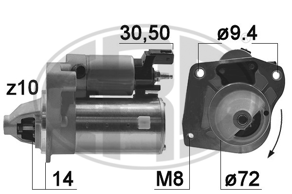 ERA OE Önindító 220970A_ERO