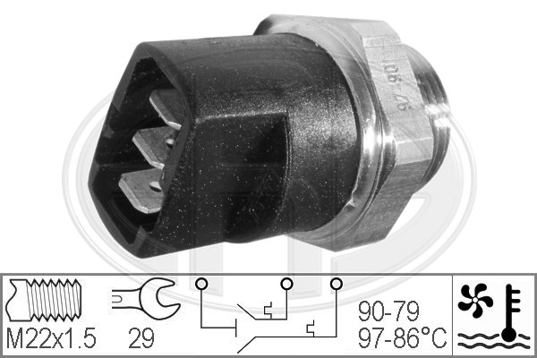 ERA OE Ventilátor kapcsoló 330281_ERO