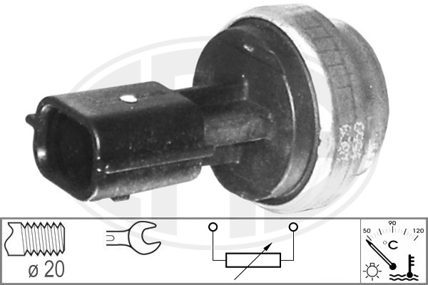 ERA OE Jeladó, hűtőfolyadék hőm. 330558_ERO