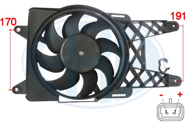 ERA OE Ventilátor, vízhűtő 352000_ERO