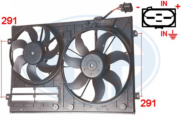 ERA OE Ventilátor, vízhűtő 352035_ERO