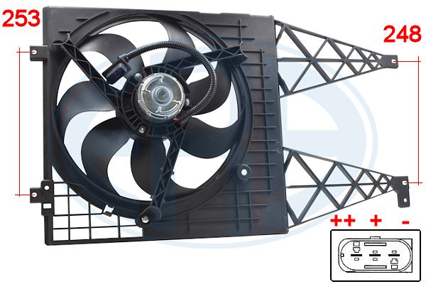 ERA OE Ventilátor, vízhűtő 352046_ERO