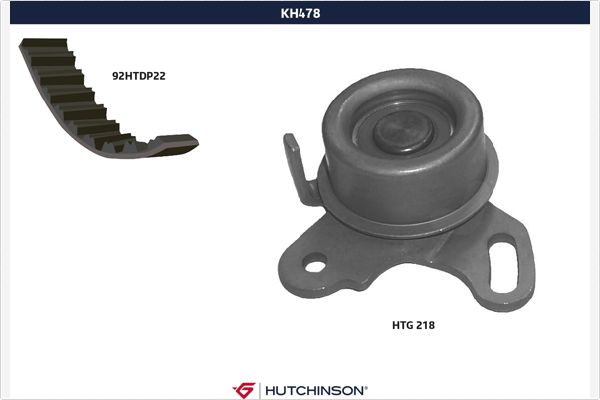 HUTCHINSON Vezérműszíj készlet KH478_HUT