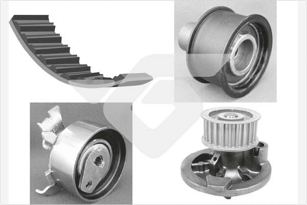 HUTCHINSON Vezérműszíjkészlet vízpumpával KH54WP50_HUT