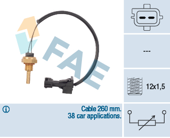 FAE Jeladó, hűtőfolyadék hőm. 32740_FAE