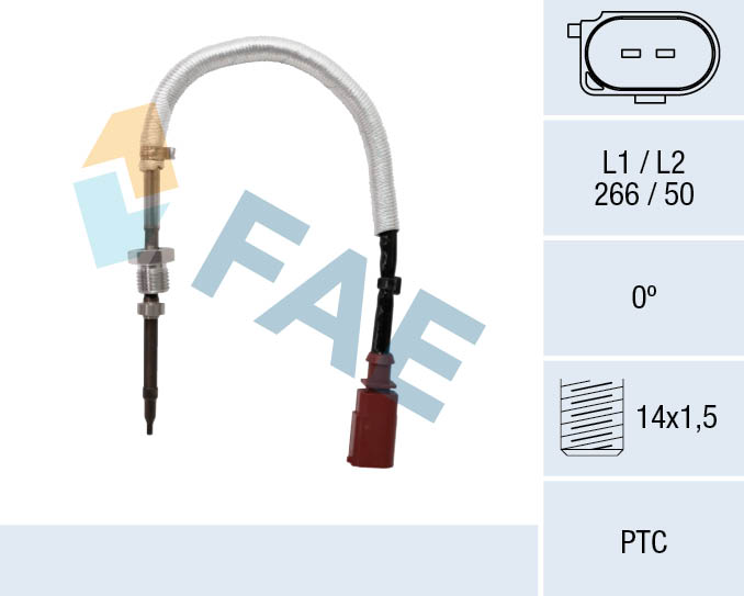 FAE Jeladó, kipufogógáz hőmérséklet 68083_FAE