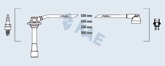 FAE Gyújtókábel készlet 83262_FAE