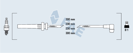 FAE Gyújtókábel készlet 83982_FAE