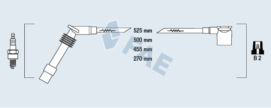 FAE Gyújtókábel készlet 85084_FAE