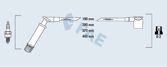 FAE Gyújtókábel készlet 85100_FAE