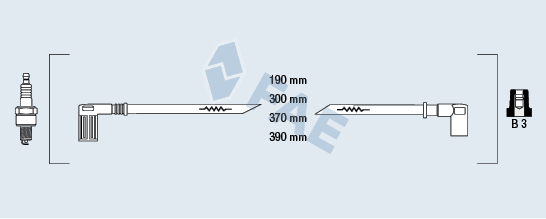 FAE Gyújtókábel készlet 85250_FAE