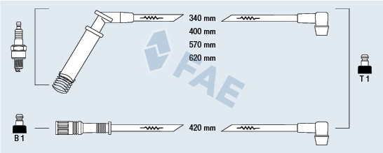 FAE Gyújtókábel készlet 85570_FAE