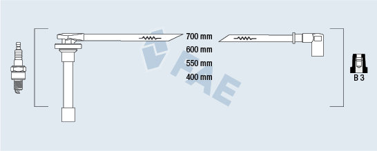 FAE Gyújtókábel készlet 85811_FAE