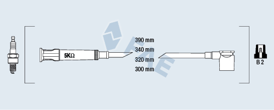 FAE Gyújtókábel készlet 85950_FAE