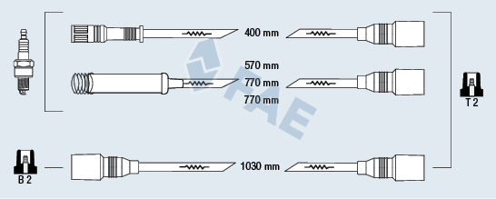 FAE Gyújtókábel készlet 85980_FAE