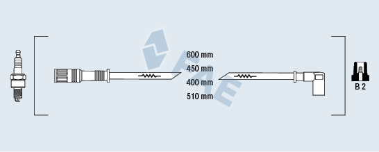 FAE Gyújtókábel készlet 85990_FAE