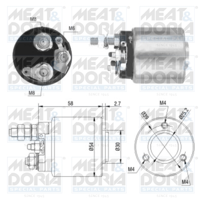 MEAT&DORIA mágneskapcsoló, önindító 46008_MD