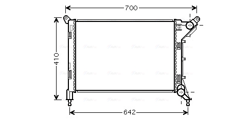 AVA Vízhűtő BW2310