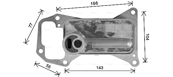 AVA Olajhűtő BW3592