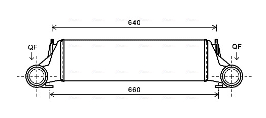 AVA Töltőlevegő hűtő BW4421