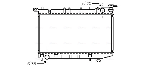 AVA Vízhűtő DN2174