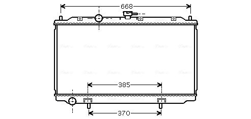 AVA Vízhűtő DN2215