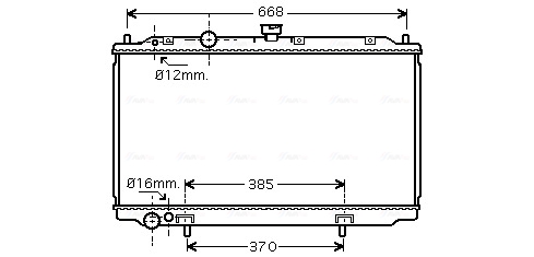 AVA Vízhűtő DN2237