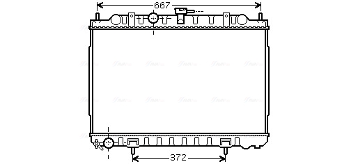 AVA Vízhűtő DN2238