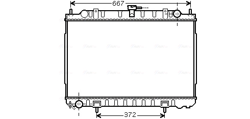 AVA Vízhűtő DN2240