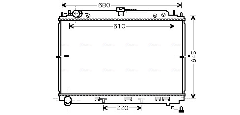 AVA Vízhűtő DN2296