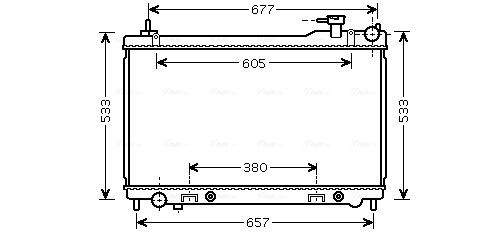 AVA Vízhűtő DN2304