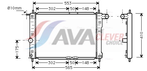 AVA Vízhűtő DW2039