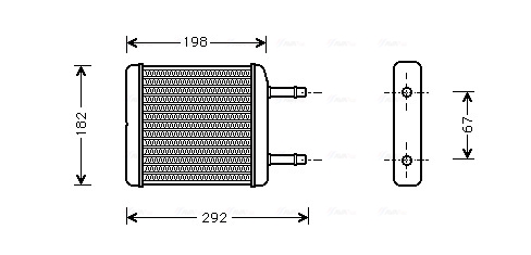 AVA Fűtőradiátor DWA6024