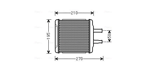 AVA Fűtőradiátor DWA6088