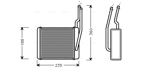 AVA Fűtőradiátor FD6356