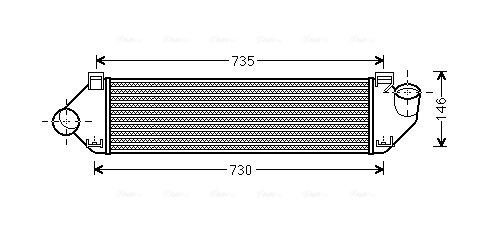 AVA Töltőlevegő hűtő FDA4438