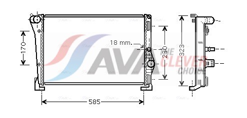 AVA Vízhűtő LCA2088