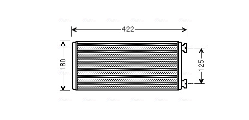 AVA Fűtőradiátor ME6248