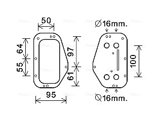 AVA Olajhűtő OL3684