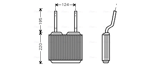 AVA Fűtőradiátor OL6132