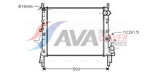 AVA Vízhűtő RT2158