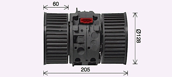 AVA Ventilátor, utastér RT8654