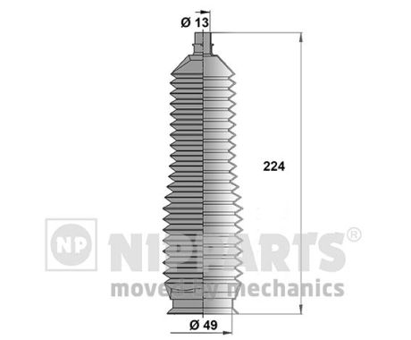 NIPPARTS Kormánymű porvédő J2840301_NIP