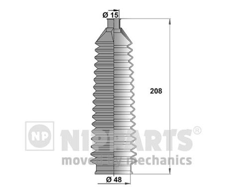 NIPPARTS Kormánymű porvédő J2840501_NIP