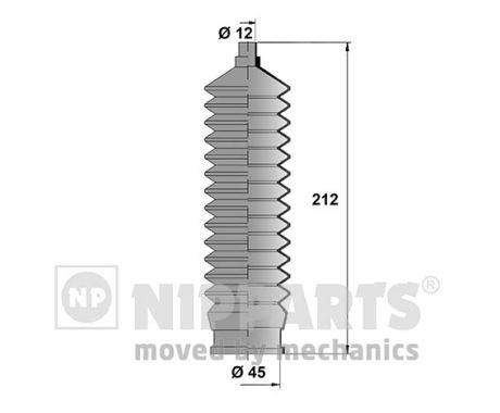 NIPPARTS Kormánymű porvédő J2840901_NIP