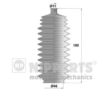 NIPPARTS Kormánymű porvédő készlet J2841011_NIP