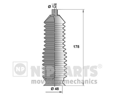 NIPPARTS Kormánymű porvédő J2843004_NIP