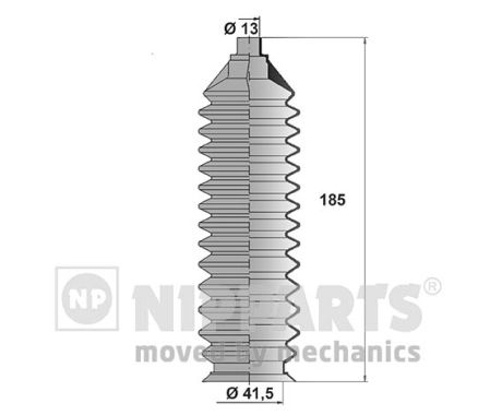 NIPPARTS Kormánymű porvédő J2843007_NIP