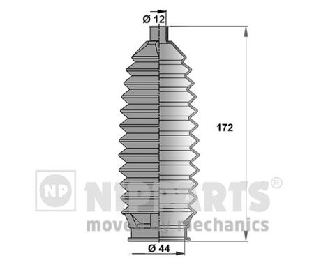 NIPPARTS Kormánymű porvédő J2844003_NIP