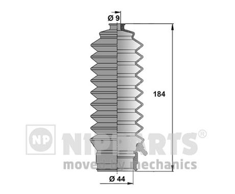 NIPPARTS Kormánymű porvédő készlet J2854000_NIP